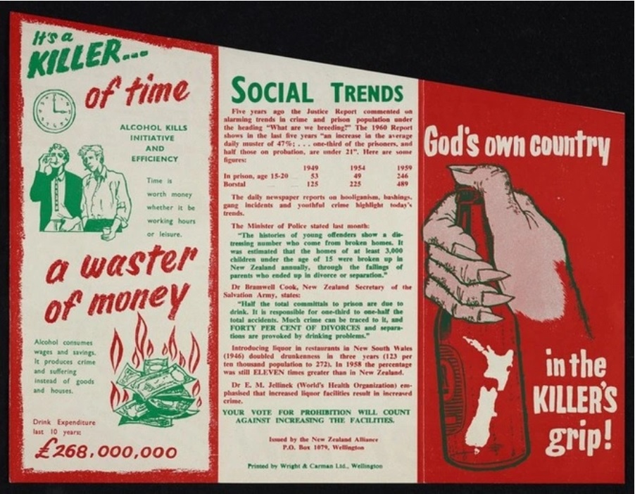 NZ prohibition poster from 1960